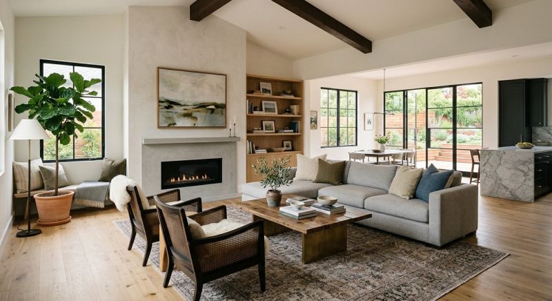 Living Room Renovation in Denver County, CO