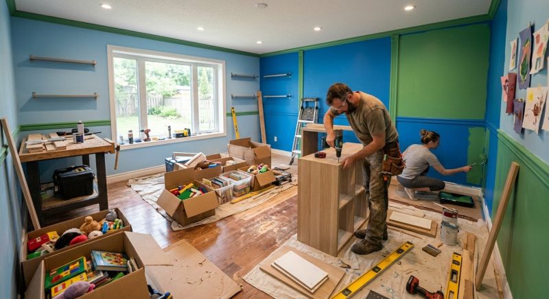 Rec Room Renovation in Alpharetta, GA