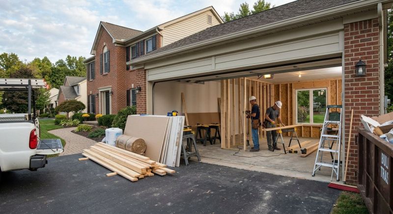 Attached Garage Renovation in Conroe, TX
