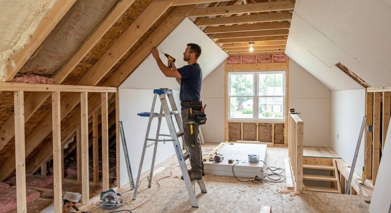 Attic Apartment Construction in Alpharetta, GA