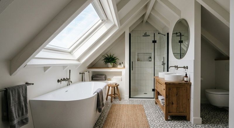 Attic Bathroom Remodeling in Lancaster, PA