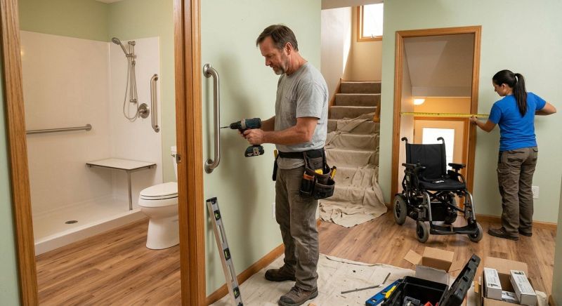 Handicap Bathroom Installation in Alpharetta, GA