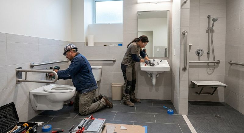 Handicap Toilet Installation in Alpharetta, GA