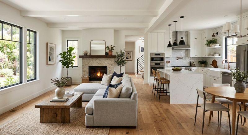 Living Room Renovation in Denver, CO