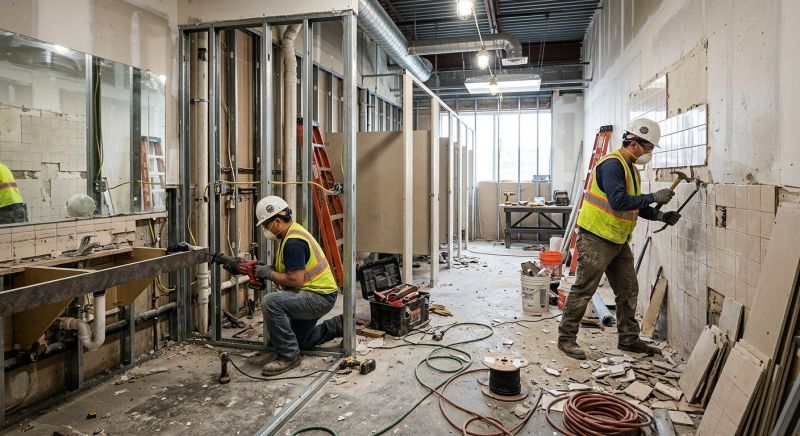 Office Restroom Renovation in Littleton, CO