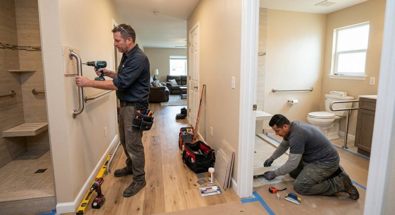 Senior Bathroom Renovation in Alpharetta, GA